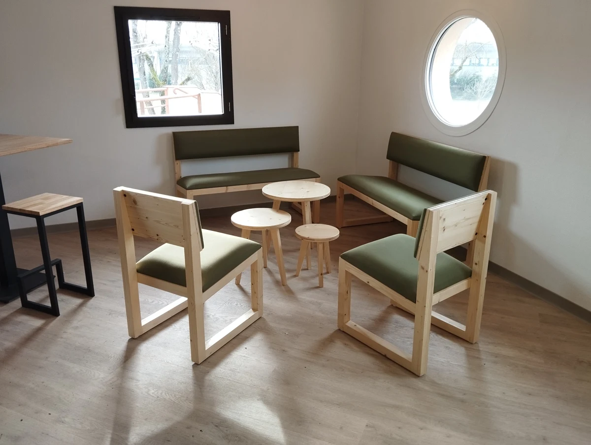 Fauteuil lounge — création Flarr