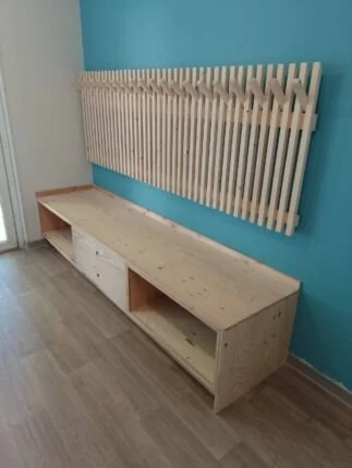 Banquette d’accueil — création Flarr