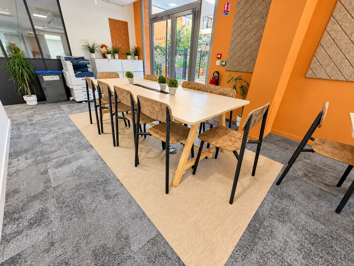 Table de coworking — création Flarr